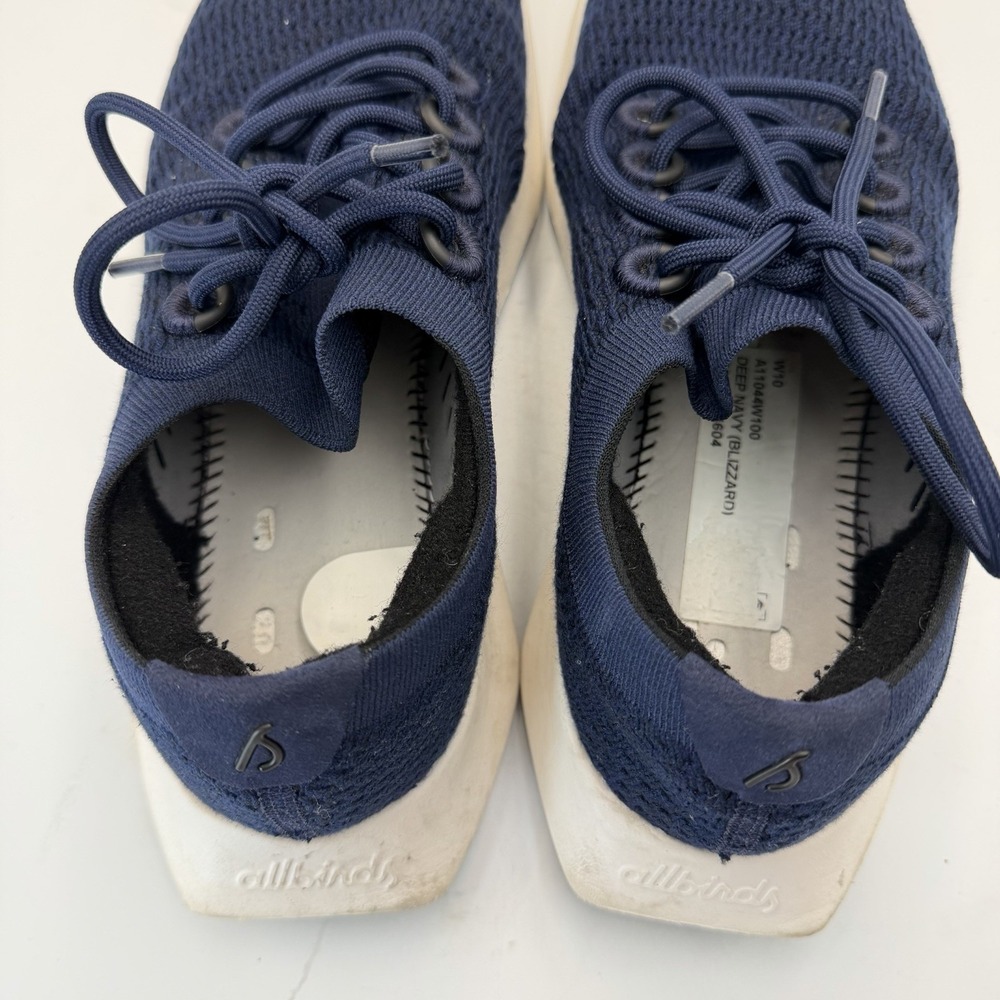Allbirds Women's Tree Dasher 2 Active Running 10 Deep Navy (Blizzard Sole) - Picture 7 of 8